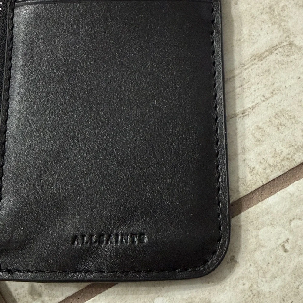 All Saints Black Card Holder with Zipper..NWT..
Leather - Picture 2 of 7